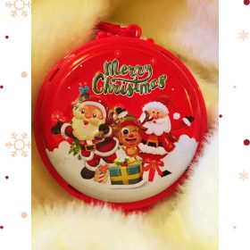   Karácsonyi Mintás Tégely (Mikulás 45ml) – Praktikus és Stílusos Tároló DIY Krémekhez